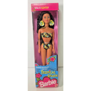 Vtg Barbie 1994 Mattel Tropical Splash Kira #12449 NRFB Swimsuit Bathing Suit